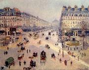Camille Pissarro Avenue de l'Opera painting